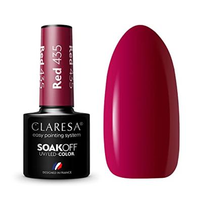 Claresa uv/led gellak 5ml red 435 warm feelings Claresa uv/led gellak 5ml red 435 warm feelings