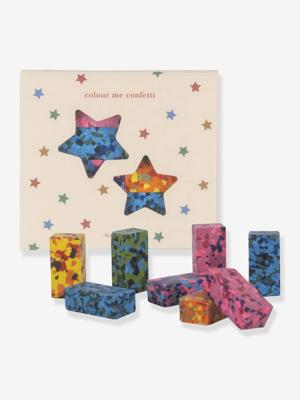 Doos met 8 confetti krijtjes KONGES SLOJD meerkleurig Doos met 8 confetti krijtjes KONGES SLOJD meerkleurig