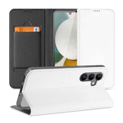 Stand Case Hoesje voor de Samsung Galaxy A34 Wit met Pashouder Stand Case Hoesje voor de Samsung Galaxy A34 Wit met Pashouder