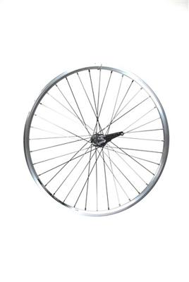 Shimano Achterwiel 28 inch 622 zilver remnaaf 13 dubbelwandig