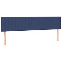 Bedframe zonder matras 120x190 cm stof blauw - thumbnail