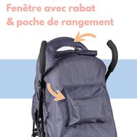 BAMBISOL dubbele wandelwagen - 6-36 maanden voor de voorstoel (max 15 kg) en 0-36 maanden (max 15 kg) voor de achterbank - thumbnail