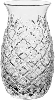 Cookinglife Cocktailglazen / Tiki Ananas Glazen + Herbruikbare Rietjes Zomers Fruit - 4 Stuks