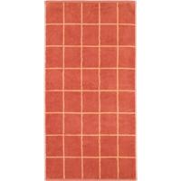 Cawö Cawö Park Check Douchelaken brick 70/140 - thumbnail