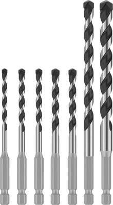 Bosch Accessoires PRO Betonborenset HEX-5 | 5-delig | 4x100, 5x100, 6x100, 8x150, 10x150mm - 2608707005 Bosch Accessoires PRO Betonborenset HEX-5 | 5-delig | 4x100, 5x100, 6x100, 8x150, 10x150mm - 2608707005
