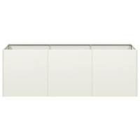 Plantenbak 120x40x40 cm koudgewalst staal wit - thumbnail