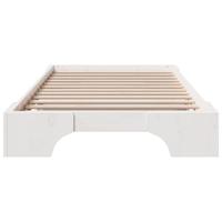 Bedframe Wit 90 x 200 cm Massief grenenhout - thumbnail