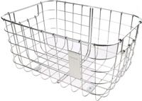 Fietsmand Basil Robin 27 liter 47 x 31 x 25 cm - zilver - thumbnail