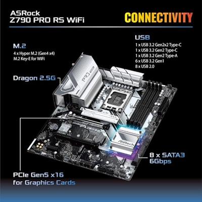 Moederbord Intel Asrock Z790 Pro RS WIFI