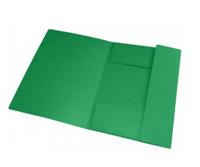 Elastomap oxford top file a4 3 kleppen 390gr groen - thumbnail
