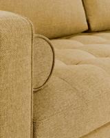 Debra 2-zits sofa in mosterd 182 cm - thumbnail