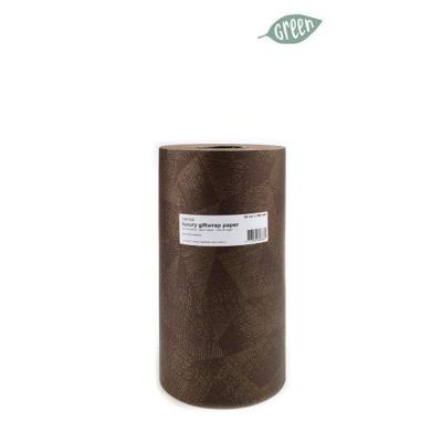 Cadeaupapier rol Vance paper 150m x 30cm bruin