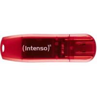 Intenso Rainbow Line USB-stick 128 GB Rood (transparant) 3502491 USB-A 2.0 - thumbnail