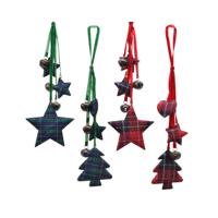 Tros ijzer figuren h38 cm assorti kerstboomversiering kerst Decoris - Decoris - thumbnail