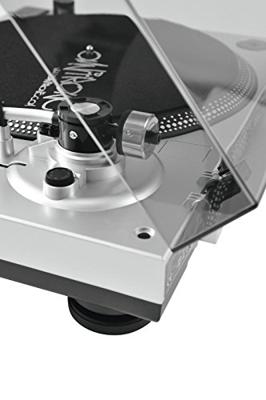 Omnitronic BD-1380 USB-platenspeler Belt drive Zilver