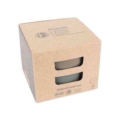 Dantoy kommenset mokka/olijfgroen, 2dlg.