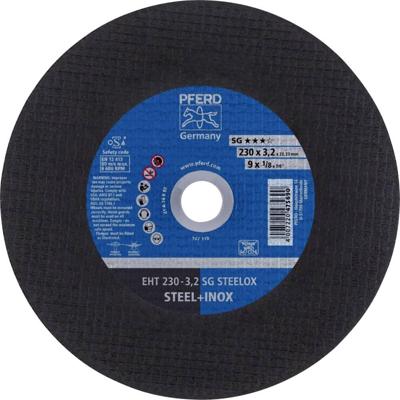 PFERD TOOLS EHT 230-3,2 SG STEELOX 61328432 Doorslijpschijf recht 230 mm 25 stuk(s) RVS, Staal