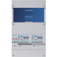 Groepenkast Hager VKG22B 4-groepenverdeler met fornuisgroep en hoofdschakelaar 2x ALS 30mA 1-fase - thumbnail