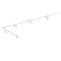 QAZQA Modern 1-fase railsysteem met 5 spots wit - Rondoo Up - thumbnail