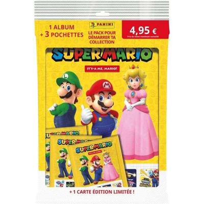 Startpakket - PANINI - Super Mario 2 - Album - 3 pakjes - 1 limited edition kaart