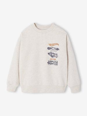Mattel® HOT WHEELS sweater voor jongens gemêleerd beige