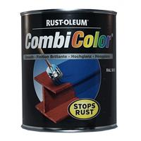 Rust-Oleum Combicolor metaalverf ral5010 gentiaanblauw 0.75ltr - thumbnail