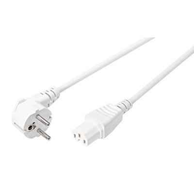 Sygonix SY-5043442 Apparaat (warm) Aansluitkabel Wit 2.00 m
