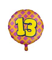 Paperdreams Happy folie ballon - 13 jaar - thumbnail
