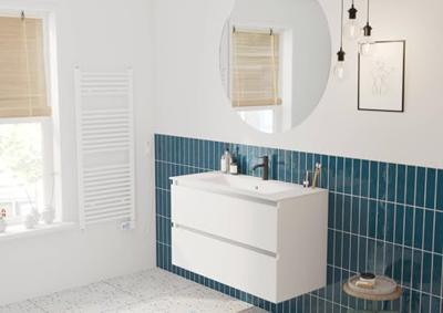 Saqu Fonti elektrische radiator 400W 50x118,5cm wit