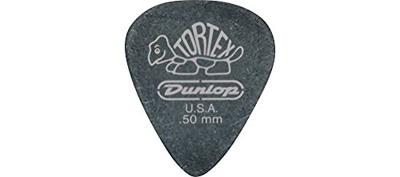 Dunlop Tortex Pitch Black Standard 0.50mm 12-pack plectrums