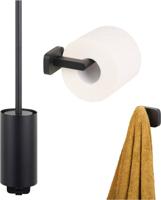 Ben Mykanto toiletset 3-delig mat zwart - thumbnail