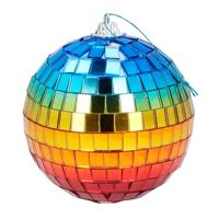 Set 6 Discoballen Rainbow (8cm) - thumbnail