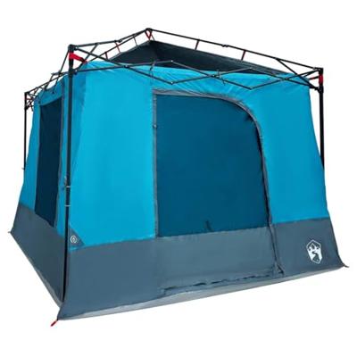 VidaXL Binnentent met dak met opslag blauw 290 x 288 x 234 cm taft