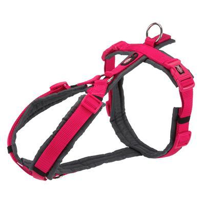 TRIXIE HONDENTUIG PREMIUM TREKKING FUCHSIA / GRAFIET GRIJS 32-38X1,3 CM TRIXIE HONDENTUIG PREMIUM TREKKING FUCHSIA / GRAFIET GRIJS 32-38X1,3 CM