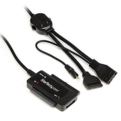 StarTech SATA naar USB-kabel - USB 3.0 naar SATA III harde schijf adapter USB 2.0 2.5 Inch/3.5 Inch SATA/IDE zwart