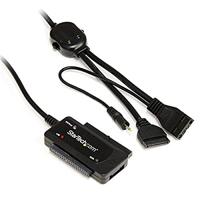 StarTech SATA naar USB-kabel - USB 3.0 naar SATA III harde schijf adapter USB 2.0 2.5 Inch/3.5 Inch SATA/IDE zwart - thumbnail