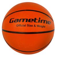 Gametime basketbal 520 gram rubber oranje - thumbnail