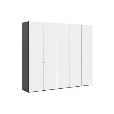 Goossens Kledingkast Easy Storage Ddk, Kledingkast 253 cm breed, 220 cm hoog, 5x draaideur