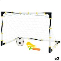 Voetbaldoel Colorbaby Opvouwbaar 100 x 70 x 70 cm (2 Stuks) - thumbnail