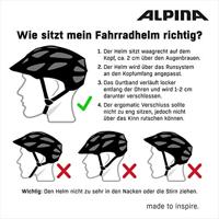 Olympic Sportswear Alpina sports mtb helm mythos 3.0 tocsen 57-62 mat grijs - thumbnail