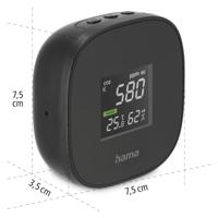 Hama Luchtkwaliteitsmeter Safe CO2- Temperatuur- Vochtigheidsmeting - thumbnail
