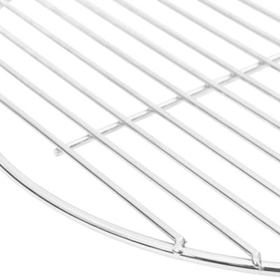 VidaXL Barbecuerooster rond ø34,5 cm 304 roestvrij staal