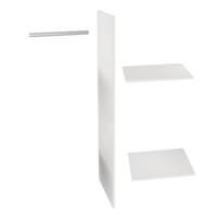 WOOOD Interieurpakket t.b.v. Kledingkast Connect 2-deurs met lade, kleur Wit - thumbnail