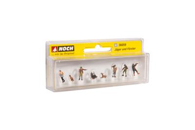 NOCH 36059 N Jagers en boswachter figuren Geverfd