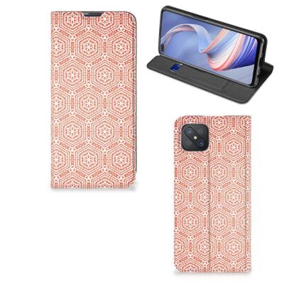 OPPO Reno4 Z 5G | Hoesje met Magneet | Pattern Orange