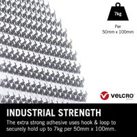 VELCRO® VEL-EC60249 Klittenband punten Om vast te plakken Haak- en lusdeel, Extra sterk (Ø) 45 mm Wit 6 paar - thumbnail