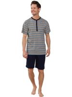 Kleurrijke katoenen heren shortama - thumbnail