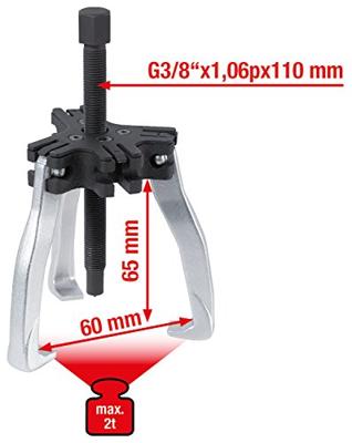 KS Tools 6404203 Poelietrekker Aantal haken: 3