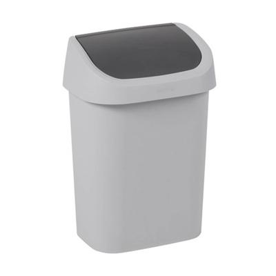 Curver Mistral afvalbak swing 9 liter soft grey Curver Mistral afvalbak swing 9 liter soft grey