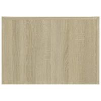 Salontafel 50x50x35 cm bewerkt hout sonoma eikenkleurig - thumbnail